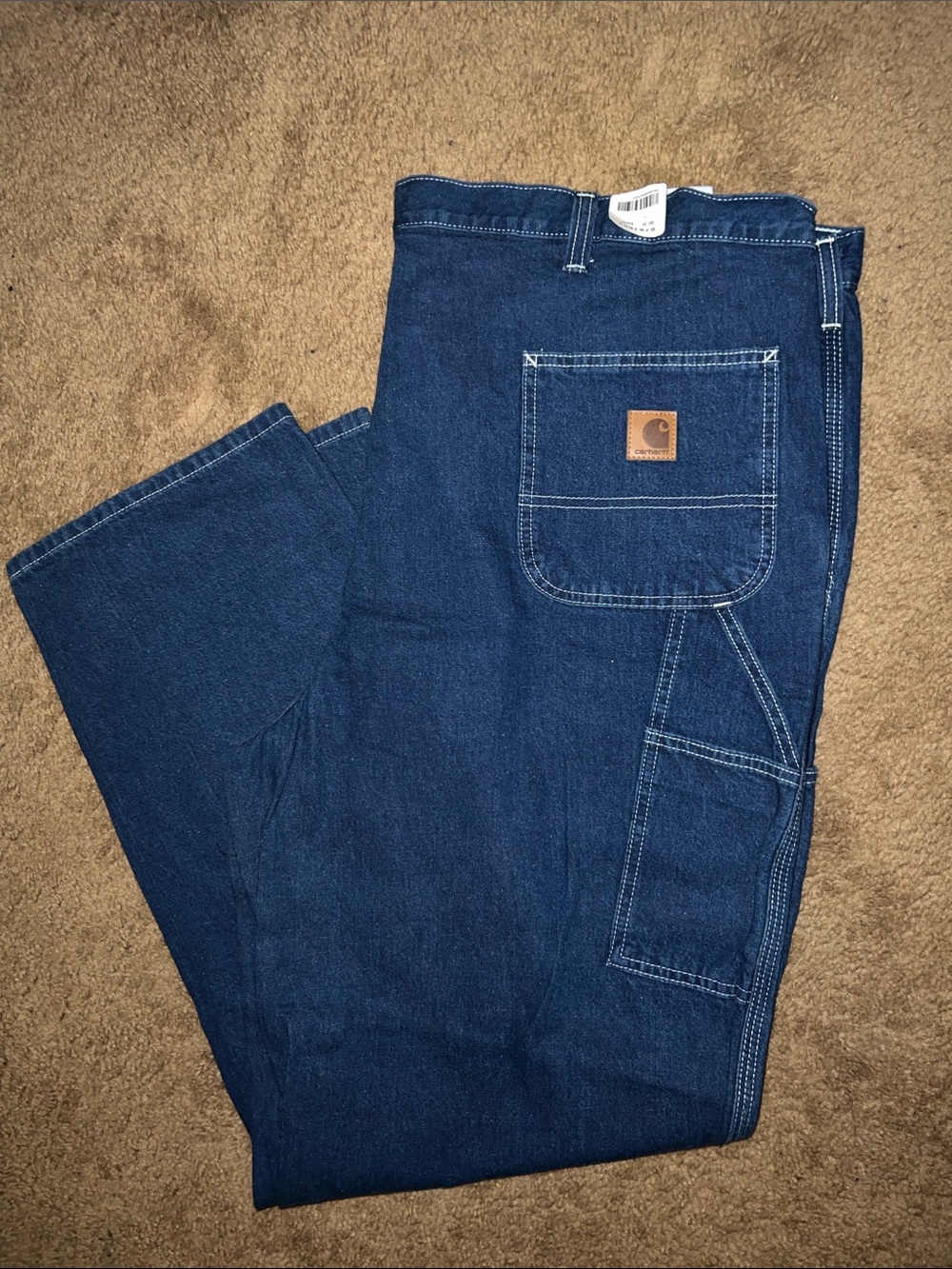 Carhartt Indigo Blue Carpenter Denim Pants